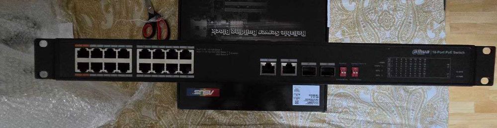 PoE суич Dahua DH-PFS3218-16ET-135