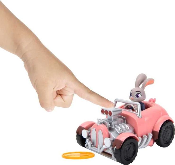 Зоотрополис Фигурки с кола Зайка Джуди Лисицата Ник Рис Поубърт 3 вида