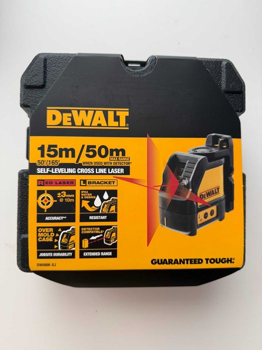 Nivela laser cu 2 linii (orizontala si verticala) Dewalt DW088K-XJ