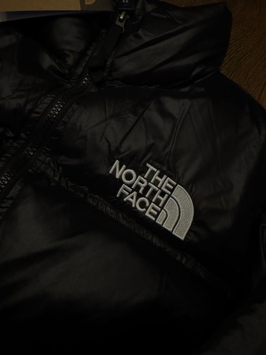 The North Face cropped pufffer яке