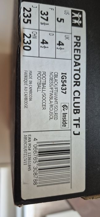 Ghete fotbal Adidas Predator