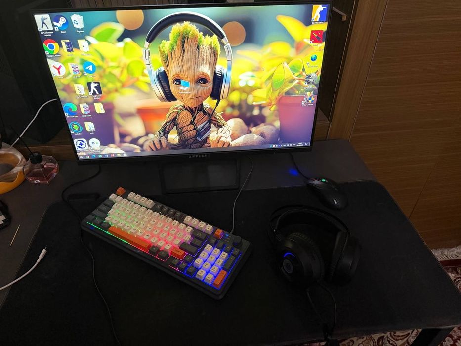 Win10pro vd kartartx 590 8gb 16operatifka 1tb hard 128ssd