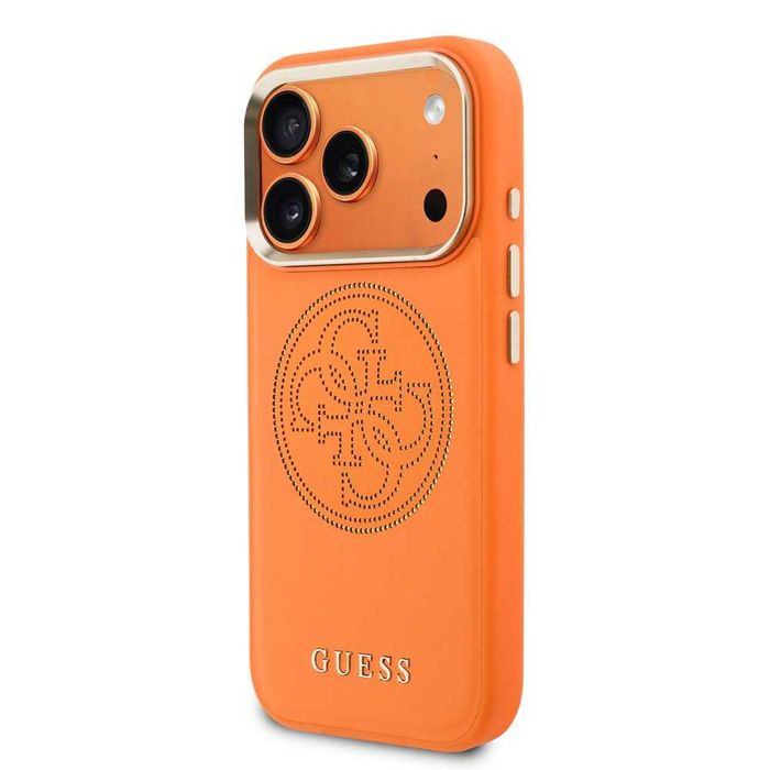 GUESS Калъф Кейс Magsafe за iPhone 17 Pro / Orange / Оригинал /