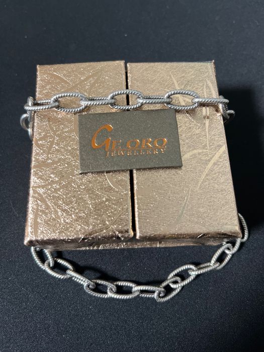 Сребърен синджир 925 – 44 см, 18 г, с оригинална кутийка (GeOro)