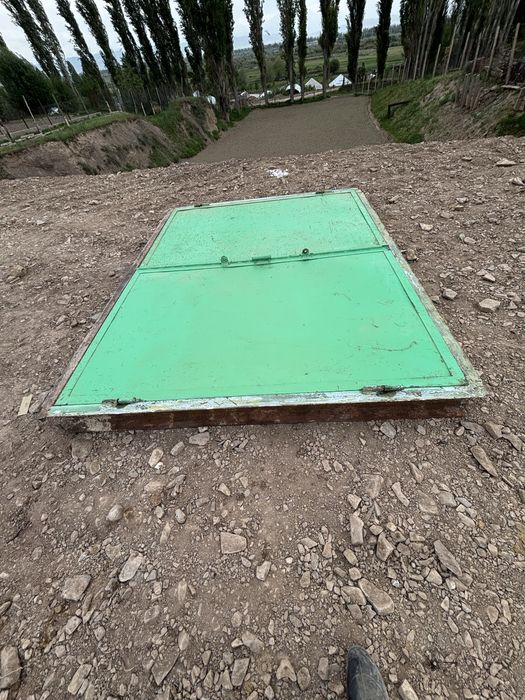 Ворота железные с рамой