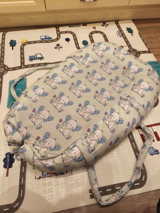 Бебешко гнездо със слончета + 2 подаръка