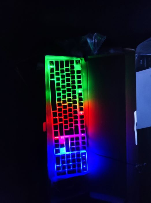 Бюджетная игровой клавиатура и мышь с подсветкой