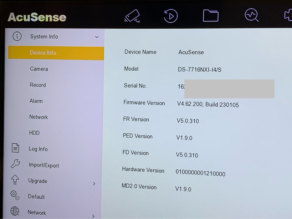 Hikvision NVR DS-7716NXI-I4/S