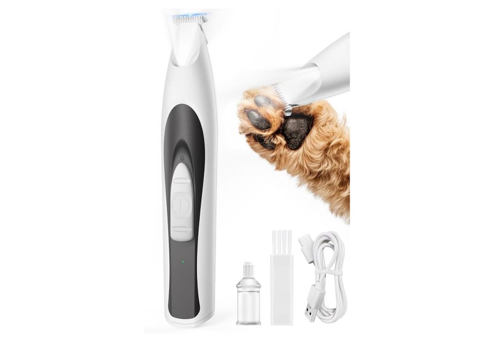 Trimmer de tuns pentru labe Oneisall pentru câini cu lumină