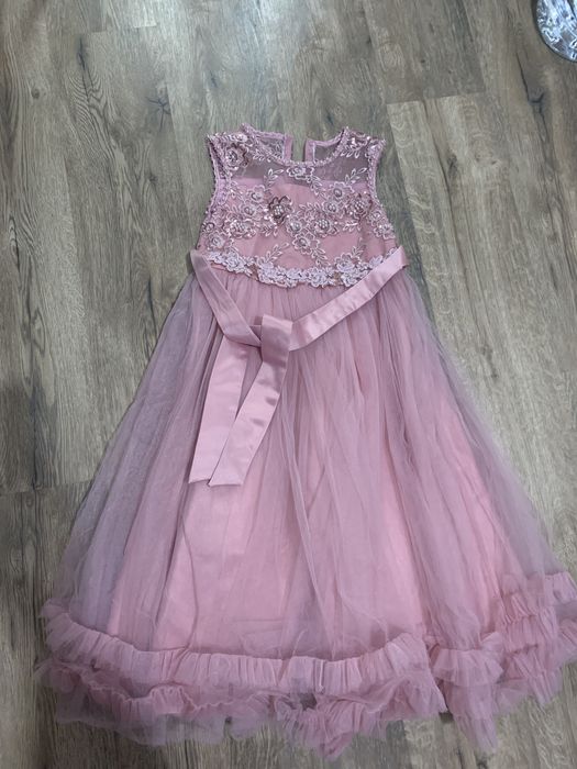 Reserved premium  детска луксозна рокля 3-4г.