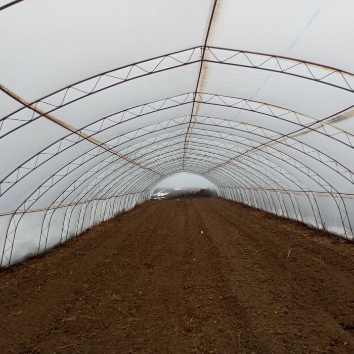 Оранжерия разглобена