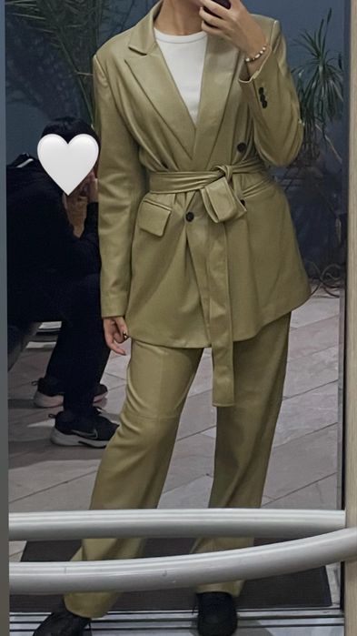 Двойка брючный, кожа