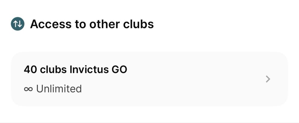 Абонемент в Invictus Безлимит