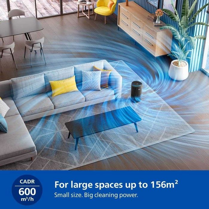 Пречиствател за въздух Philips Series 4200 AC4221 HEPA NanoProtect + Double Active Carbon Ultra-Quiet