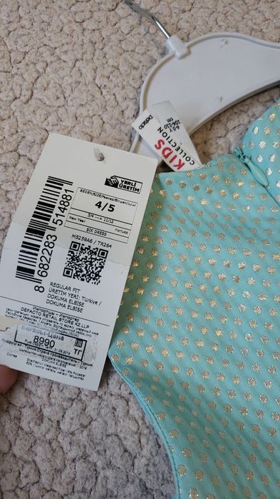 Два платья за 7500тг на 4годика