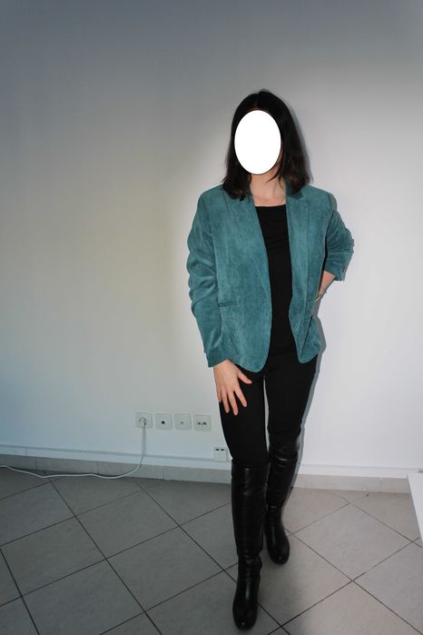 Sacou velur, impecabil, made in italy, marime L