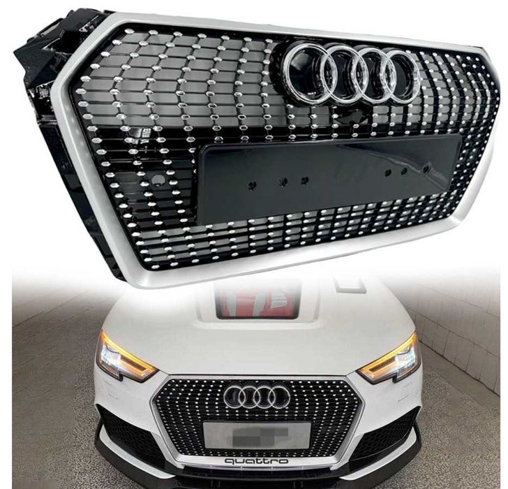 Предна Решетка за Audi A4 B9 2016 - 2019 Diamond Дизайн!