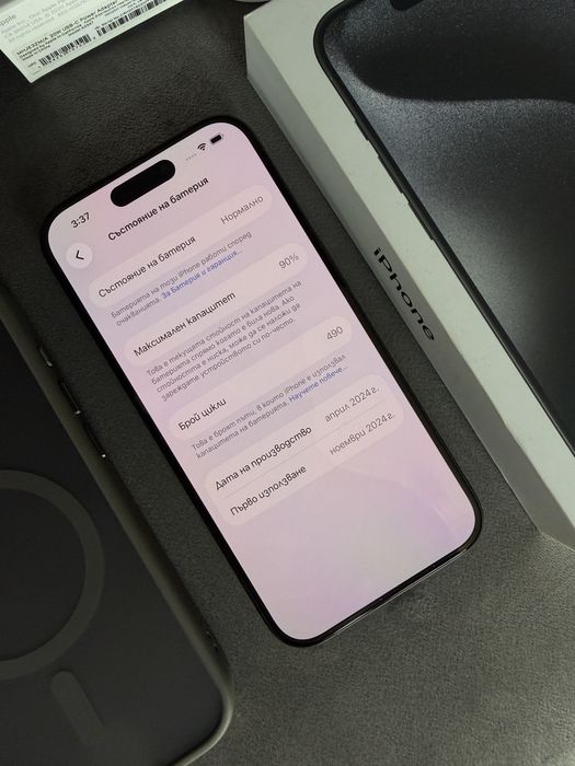 iPhone 15 Pro 128gb Black Titanium