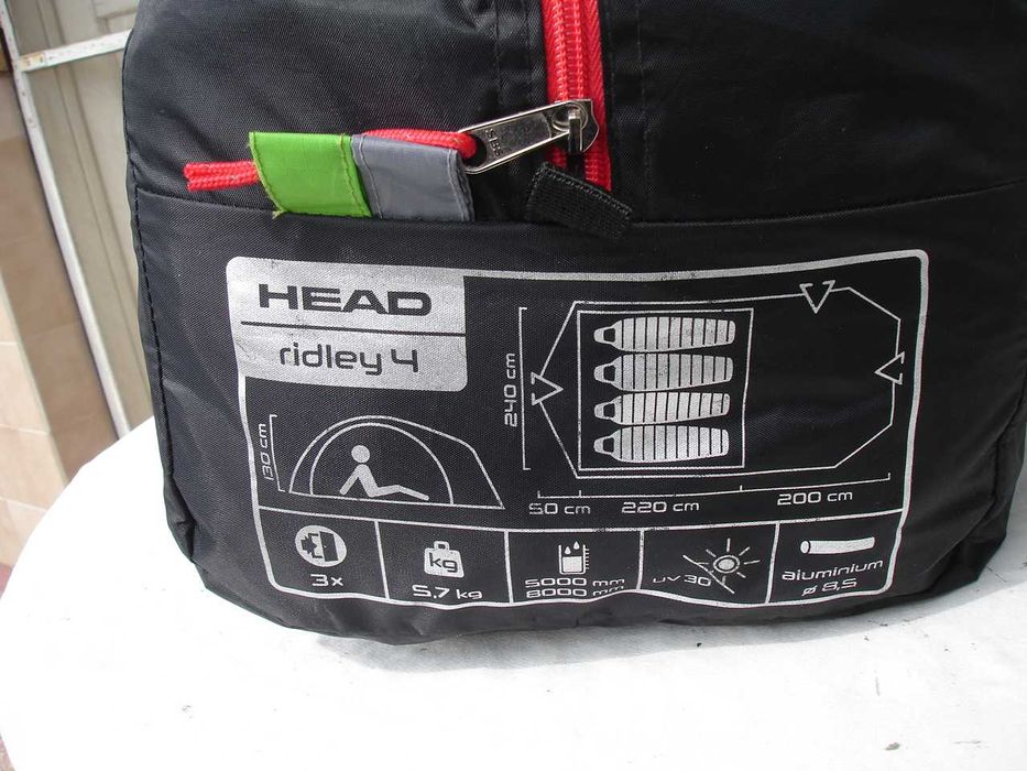 HEAD RIDLEY 4 – комфортна палатка за къмпинг, море, риболов