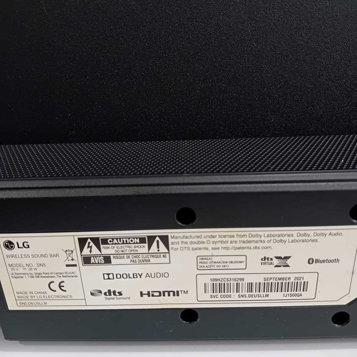 (ag42) Sistem audio 2.1  LG SN5  *Garantie 2 Ani*(b8167)