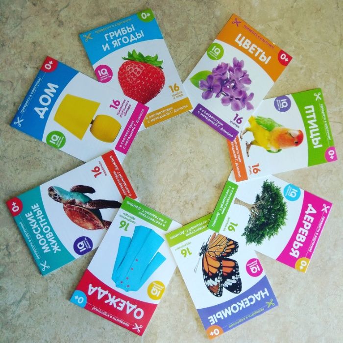 Обучающие книжки и карточки Домана