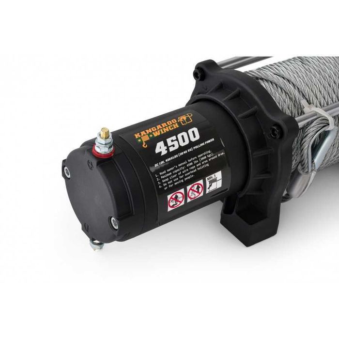 Troliu KANGOROOWINCH K4500(trage 2040 kg) cablu otel sau sintetic