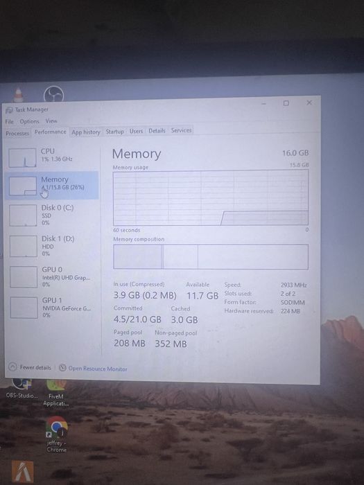 Vand leptop HP de gaiming