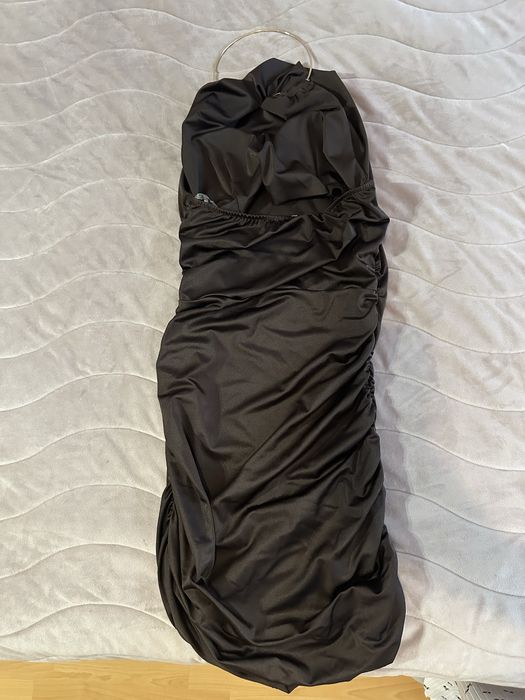 Дамска сатенена рокля