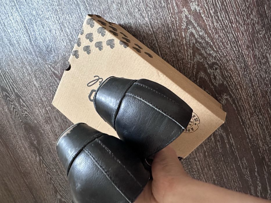 Туфли для танцев кожанные