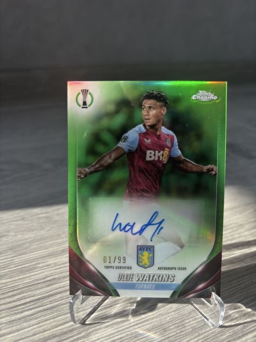 Topps Футболни карти с автограф/номерирани