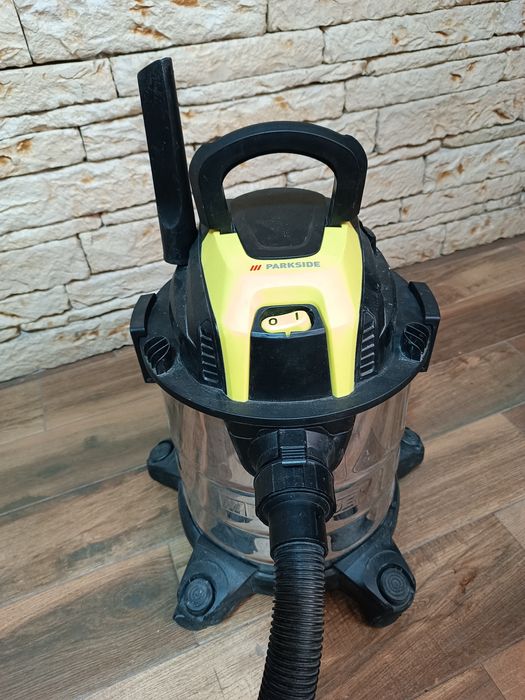 Прахосмукачка за Сухо и Мокро Почистване PARKSIDE 1300W 19.8L ИНОКС PWD 20 A1