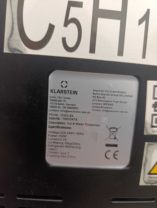 Ледогенератор KLARSTEIN Eiszeit