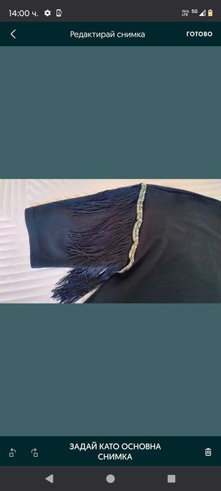 Дамска блуза ZARA L, Черна с пискюл L, ,Зелена Зара S и блуза Мохито М