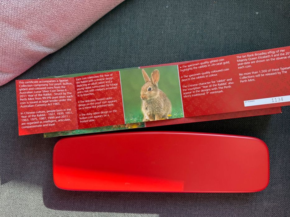 Лунар Комплект 4 унции сребърни монети Lunar