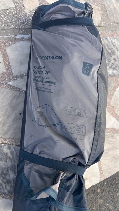 Quechua палатка за къмпинг MH100, двуслойна, 2-местна