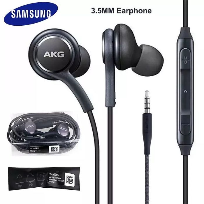 Слушалки с микрофон за телефон AUX 3.5mm jack u Type C Samsung Akg