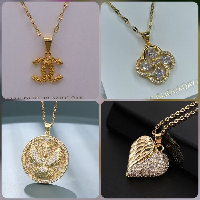 Луксозни колиета с 18к златно покритие!