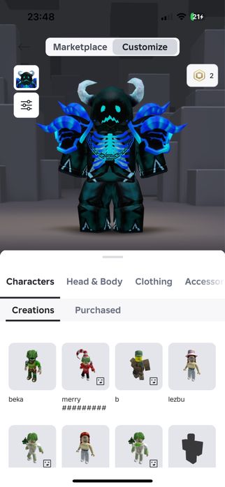 Аккаунт в роблоксе