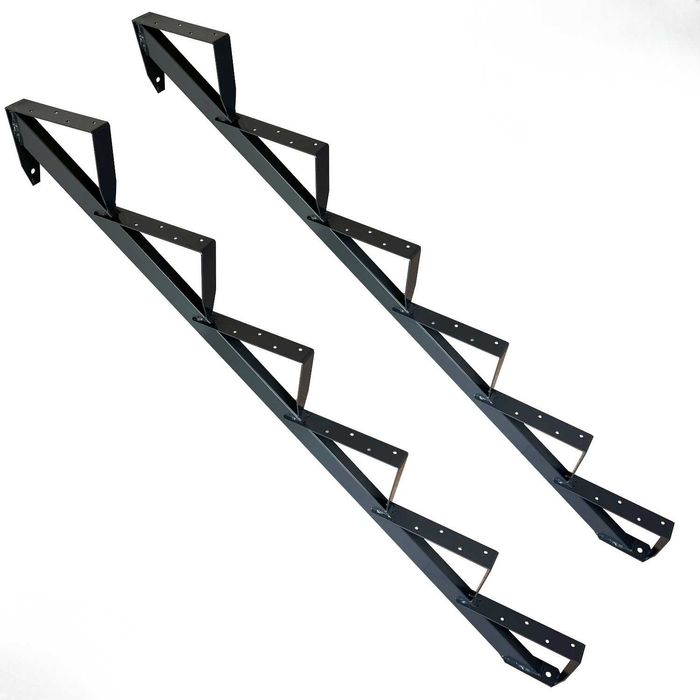 Метални носачи за стълби комплект (2 бр.) 2–6 стъпала | Стандарт и Премиум