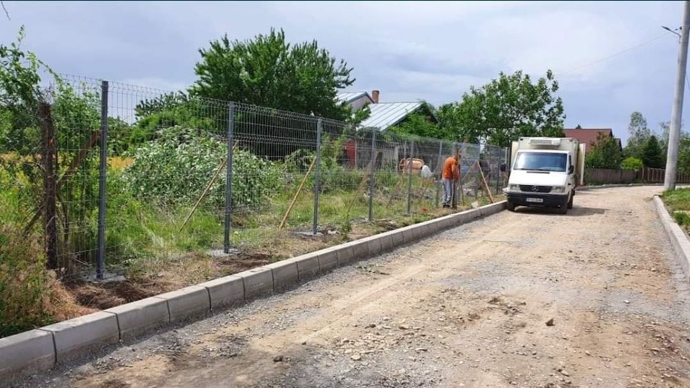 Gard plasa bordurata la gata materiale plus montaj