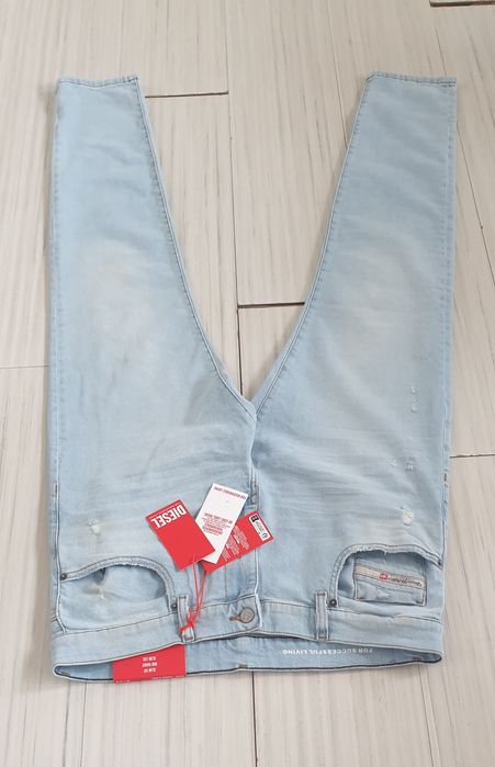 Diesel 2019 D - Struct Slim Fit  34 / 32 НОВО! ОРИГИНАЛ Мъжки Дънки!