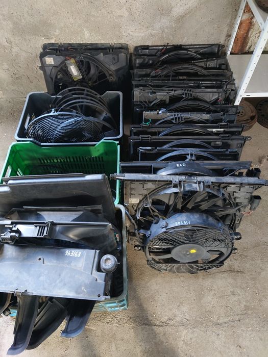 БМВ Ел. Перка виско управление електрическа охлаждаща Дифузьор BMW *