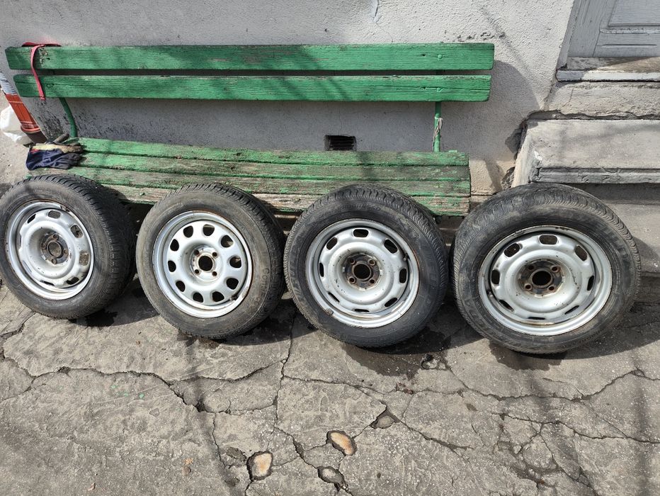 Set Roti 14 4x100 cauciucuri vara 185/60/14 Fulda