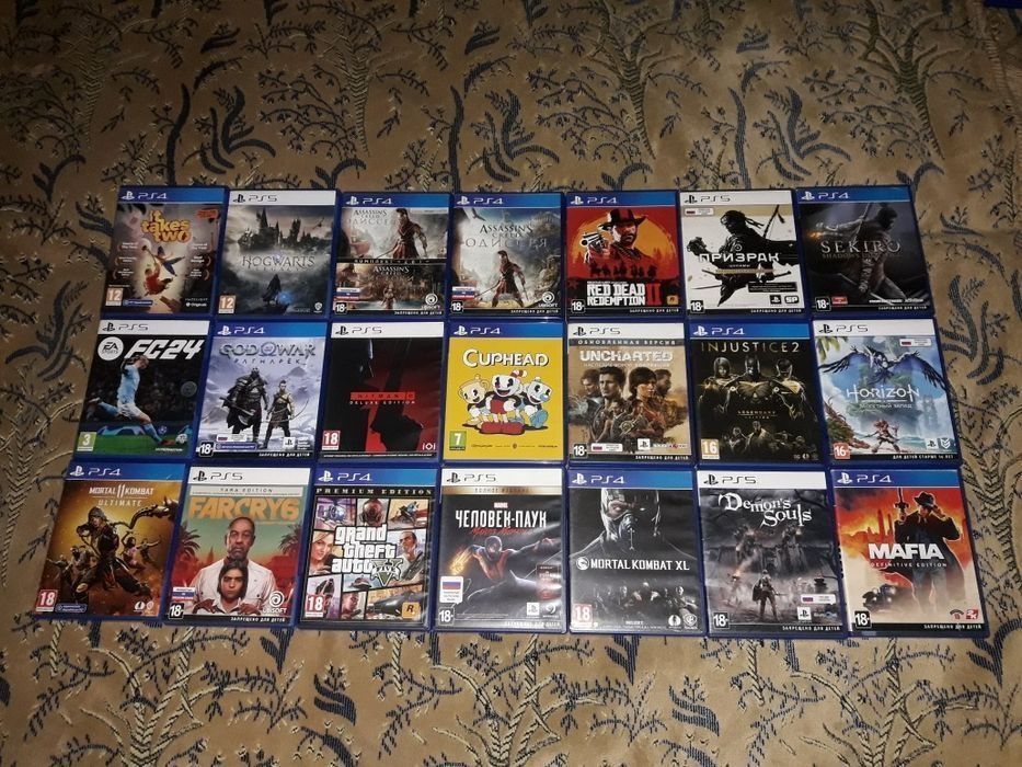 Игры лицензионные PS4,PS5,PS3,PS2