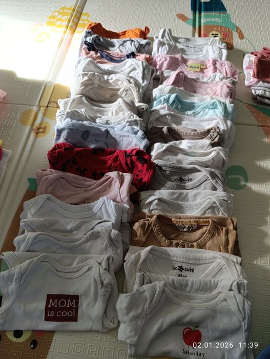 Lot haine bebeluși fetiță 3-6 luni( măsura 68) primăvară/vara