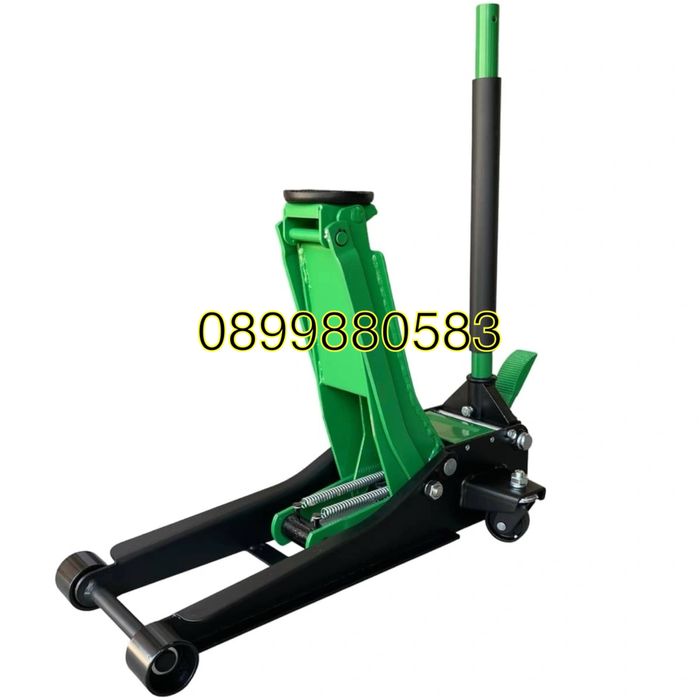 Нископрофилен крик 4 тона с две помпи и педал 70-505мм Rockforce