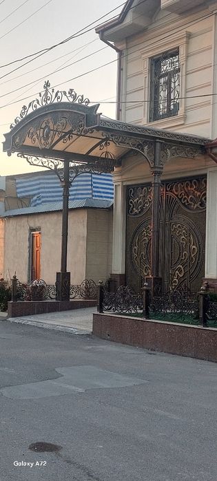 Навес Перила Акфа покраска.