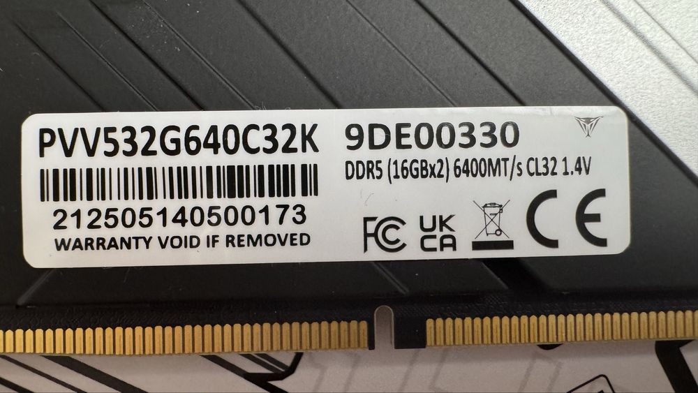 Memorie ram Patriot Viper Venom 32GB DDR5 6400MHz CL32 Dual Channel