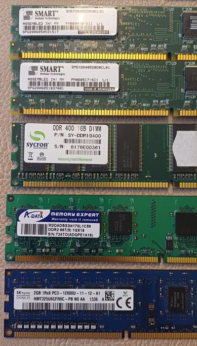 Lot 11 memorii laptop desktop pc 4gb ddr3 12800 2gb 1gb 128mb 512mb