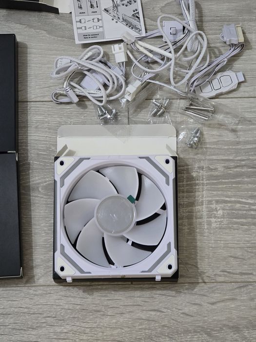 Set 3 ventilatoare PC AsiaHorse COSMIQ 120mm RGB inversat-PWM,2000RPM